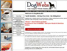 Tablet Screenshot of dogwebs.biz