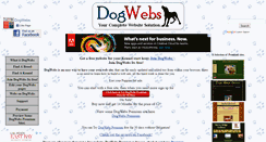 Desktop Screenshot of dogwebs.com